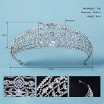 accessoire cheveux zircon argenté