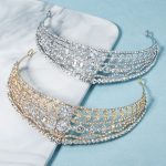 couronne en zircon dorée