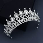 couronne flora argentée