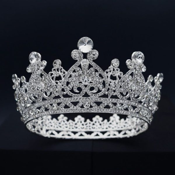 couronne princesse argentée