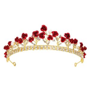 diadème rosa élégant